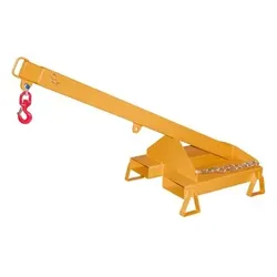 Lastarm, Neigung 25°, teleskopierbar 125-1000kg, lackiert, orange