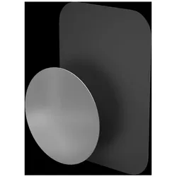 Hama Magnet verschiedene Größen schwarz/silber