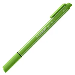 STABILO Filzschreiber pointMax hellgrün,0,8mm Strichstärke, Nylonspitze, Kappe
