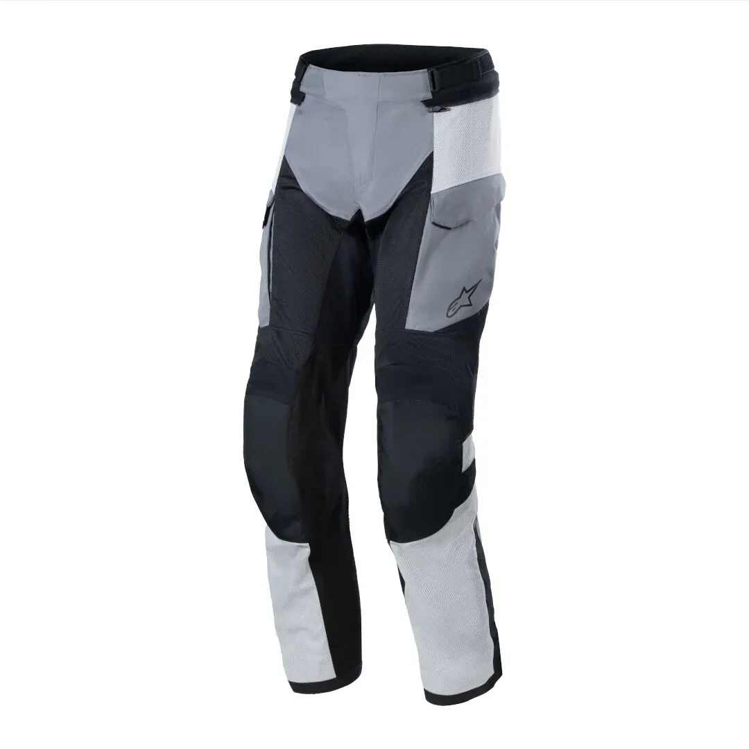 Alpinestars Andes Air Drystar waterdichte motorfiets textiel broek, zwart-grijs, S Voorman