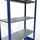 Schulte Lagertechnik Fachbodenregal Holz/Stahl 2000 x 1000 x 400 mm blau