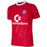 Copa Football - Retro Fußballtrikot Herren - FC Bayern München 1988/89 - Rot - 100% Polyester - Größe L - L