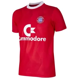 Copa Football - Retro Fußballtrikot Herren - FC Bayern München 1988/89 - Rot - 100% Polyester - Größe L - L
