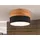 meine wunschleuchte LED Deckenleuchte Holzlampe mit Stoffschirm Schwarz Ø 30cm Eingangsbereich, Flur