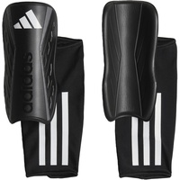 adidas Unisex Shin Guard Tiro League Shin Guards, Black/White/Iron Met., HN5606, S