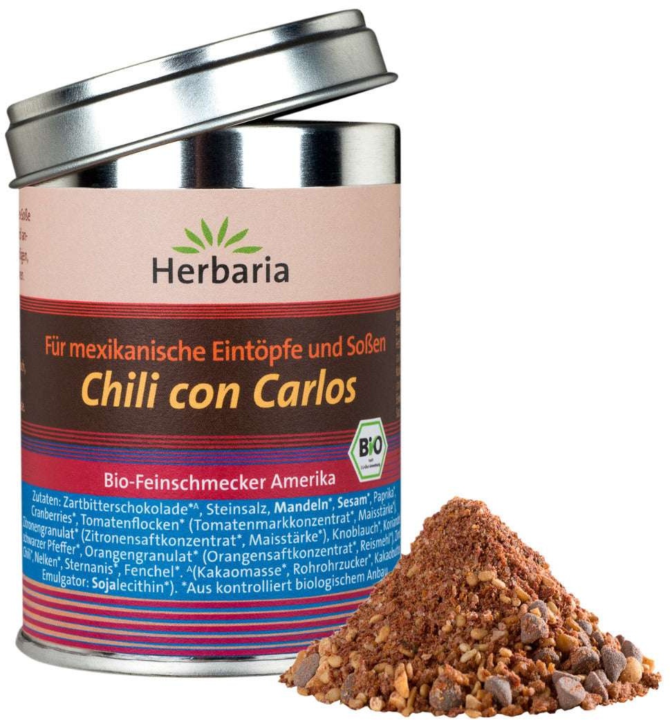 Herbaria Chili con Carlos Gewürzmischung Bio 110 g