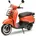 Feuerrot 25 Mofa