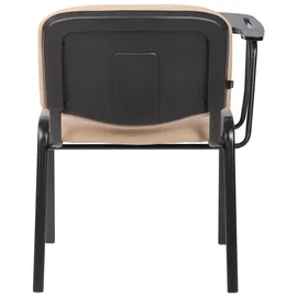 CLP Stuhl Ken mit Klapptisch Stoff creme