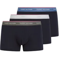 Tommy Hilfiger Trunk »3P WB TRUNK«, (Packung, 3 St 3er-Pack), mit Logo-Elastikbund Gr. M (50), Faded Military/Light Cast/Iron Blue, , 29874257-M