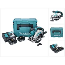 Makita DSS 610 RMJ Akku-Handkreissäge 18V 165 mm inkl. 2x Akku 4,0 Ah + Ladegerät + Makpac