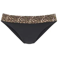 LASCANA Bikini-Hose Damen Schwarz/Mehrfarbig 34