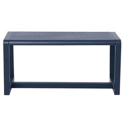 Ferm Living - Little Architect Bank Dunkelheit Blue - cm - 62 cm - 30 cm