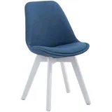 CLP Esszimmerstuhl Borneo Stoff blau/weiß