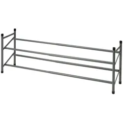 Storage solutions Schuhregal mit 2 Ebenen (61,5-115)x23x38 cm