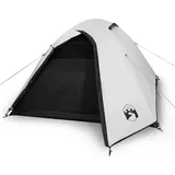 vidaXL Kuppelzelt 4 Personen Weiß/Dunkel