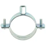 tecuro Schraub-Rohrschelle Ø 48-53 mm M8/M10 Anschlussgewinde verzinkt