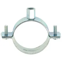 tecuro Schraub-Rohrschelle Ø 48-53 mm M8/M10 Anschlussgewinde verzinkt