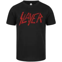 Metal Kids Slayer (Logo) - Kinder T-Shirt schwarz, Größe 116