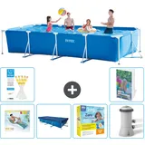 Rechteckiger Frame Pool - 450x220x84 Cm - 7-teilig  S117