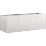 vidaXL Pflanzkübel 120x40x40 cm Edelstahl, Pflanzschale, Garten-Garten-Pflanzkübel, Outdoor-Pflanzgefäß, Hochbeet, Pflanzgefäß, Blumenkasten