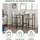 SoBuy Bartisch 89 x 45 x 87 cm Grau