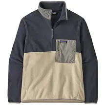 Patagonia Microdini 1/2 Zip Fleece Herren Beige/Blau S