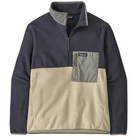 Patagonia Microdini 1/2 Zip Fleece Herren Beige/Blau S