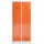 Classix X-515124 Garderobenschrank 80 x 50 x 180 cm grau/rot