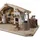 krippenursel Wundervolle Weihnachtskrippe Kainsbach inkl. 12-tlg. Krippenfiguren Set K 650-9, Maße: ca. 58 x 25 x 25 cm - Braun