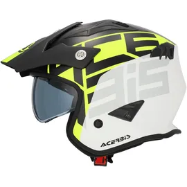 Acerbis Aria Graphic Matt Weiß/Schwarz/Neon-Gelb M