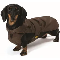Fashion Dog Hundemantel speziell für Dackel Braun 43 cm