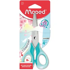 Maped - Bastel-Schere SENSOFT PASTELL 13 cm, abgerundete Spitze, flexible und ergonomische Griffe - flieder, Sortiert