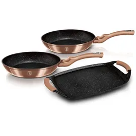 Berlinger Haus BH 1669 Pfannen-Set 3-tlg. 22 cm + 26 cm + 36 x 23 cm