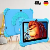 Ascrecem Kinder Tablet 7 Zoll Android Tablet Für Kinder Mit Wifi Dual Kamera Blu