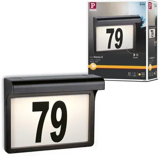 Paulmann 95388 Solar-Hausnummernleuchte 0.05W Warmweiß