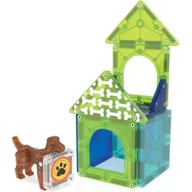 Magna-Tiles Hundehütte 13-teiliges Magnetbauset - Die Original Magnetbaumarke