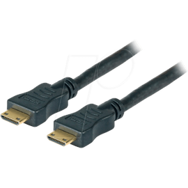EFB-Elektronik EFB Elektronik Mini Hdmi - Mini Hdmi HDMI-Kabel 2 m HDMI Type C (Mini) Schwarz