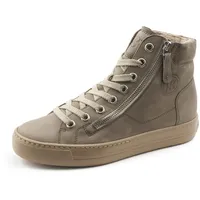 Paul Green Damen Hightop-Pauls, Frauen High-Top Sneaker,Strassenschuhe,Sportschuhe,Freizeitschuhe,Turnschuhe,Laufschuhe,Beige (Taupe),37.5 EU / 4.5 UK - 37.5 EU