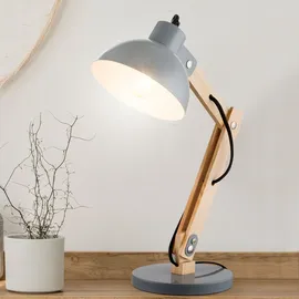 GLOBO Schreibtischlampe Grau
