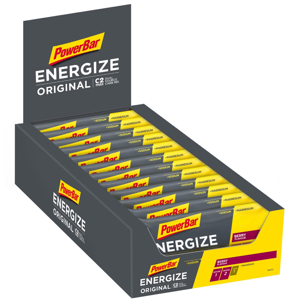 Energize Riegel, Energieriegel Original Berry 15x55g - Mindesthaltbarkeit 31.03.2024