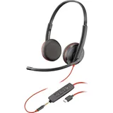Poly BW C3225 STEREO USB-C HS (Kabelgebunden, Office Headset, Schwarz
