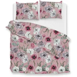 Zo Home Gioia Blumen Pink 155 x 220 cm + 2 x 80 x 80 cm