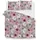 Zo Home Gioia Blumen Pink 155 x 220 cm + 2 x 80 x 80 cm