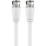 Wentronic SAT Antennenkabel class A+ 3x geschirmt 2 m Weiß