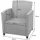 Mendler HWC-F10 Lounge-Set grau-braun