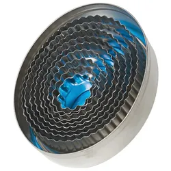 Contacto Ausstechform oval, wellig