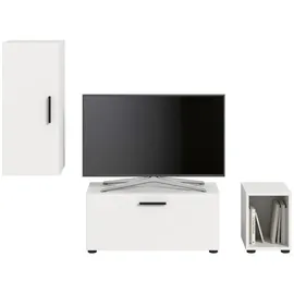 xonox.home Xonox Wohnwand weiß B/H/T: ca. 75x32x34 cm Wohnzimmer, Wohnwände, Anbauwände