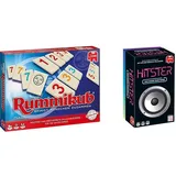 Jumbo Spiele GmbH JUM17571 Original Rummikub Classic & Spiele Hitster Original Ein Party- und Kartenspiel für Erwachsene und Familien - 2 bis 10 Spieler ab 16 Jahren Deutsch