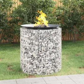 vidaXL Gabionen-Feuerstelle 100 × 100 × 100 cm