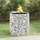 vidaXL Gabionen-Feuerstelle 100 × 100 × 100 cm